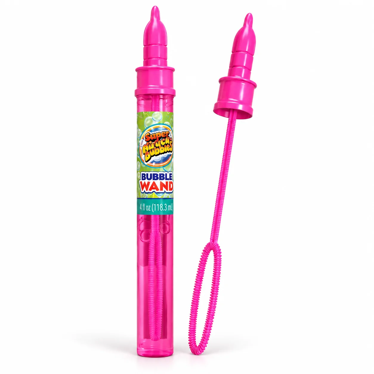 Varita para Hacer Burbujas Infantil 118 ml Rosada, otra vista